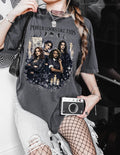 Witchy Moon Phases Power Statement T-Shirt | Gothic Candle Portrait Design Graphic Tee