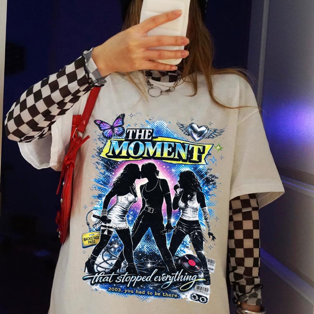 Y2K Iconic Kiss Graphic Tee – 2003 Pop Culture Moment Comfort Colors Shirt