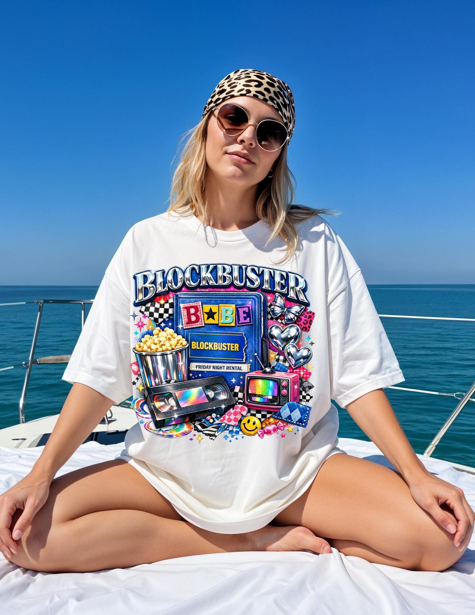 Retro Movie Night T-Shirt | VHS Popcorn Gaming Nostalgia Vintage Tee Gift