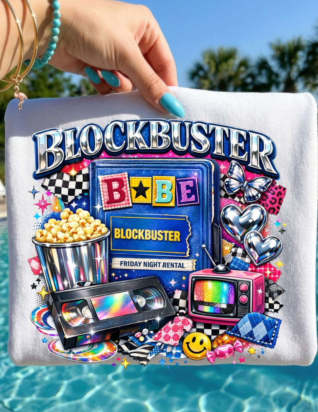 Retro Movie Night T-Shirt | VHS Popcorn Gaming Nostalgia Vintage Tee Gift