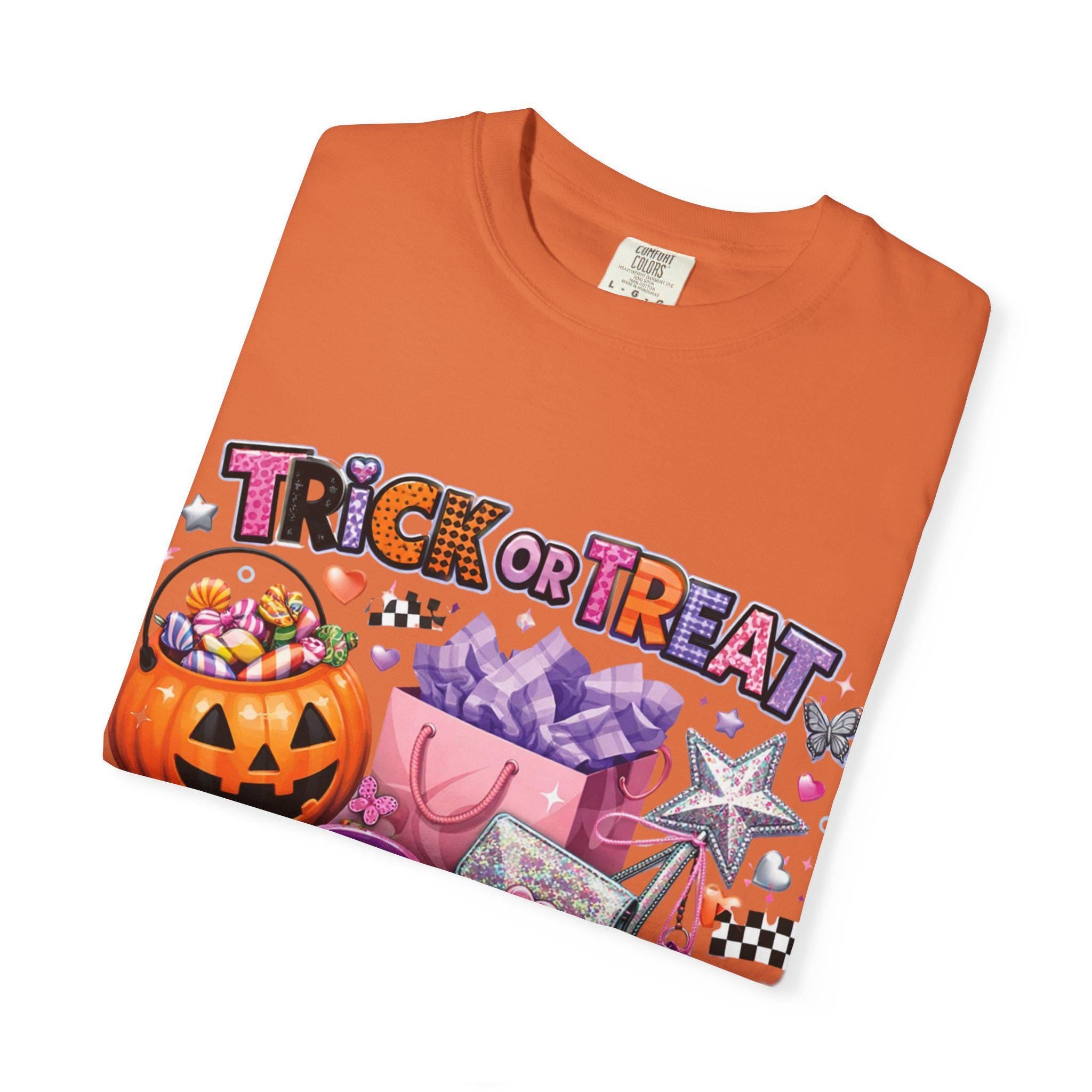 Halloween Candy Graphic Tee: Trick or Treat Pastel Goth Kawaii Spooky Fall Outfit