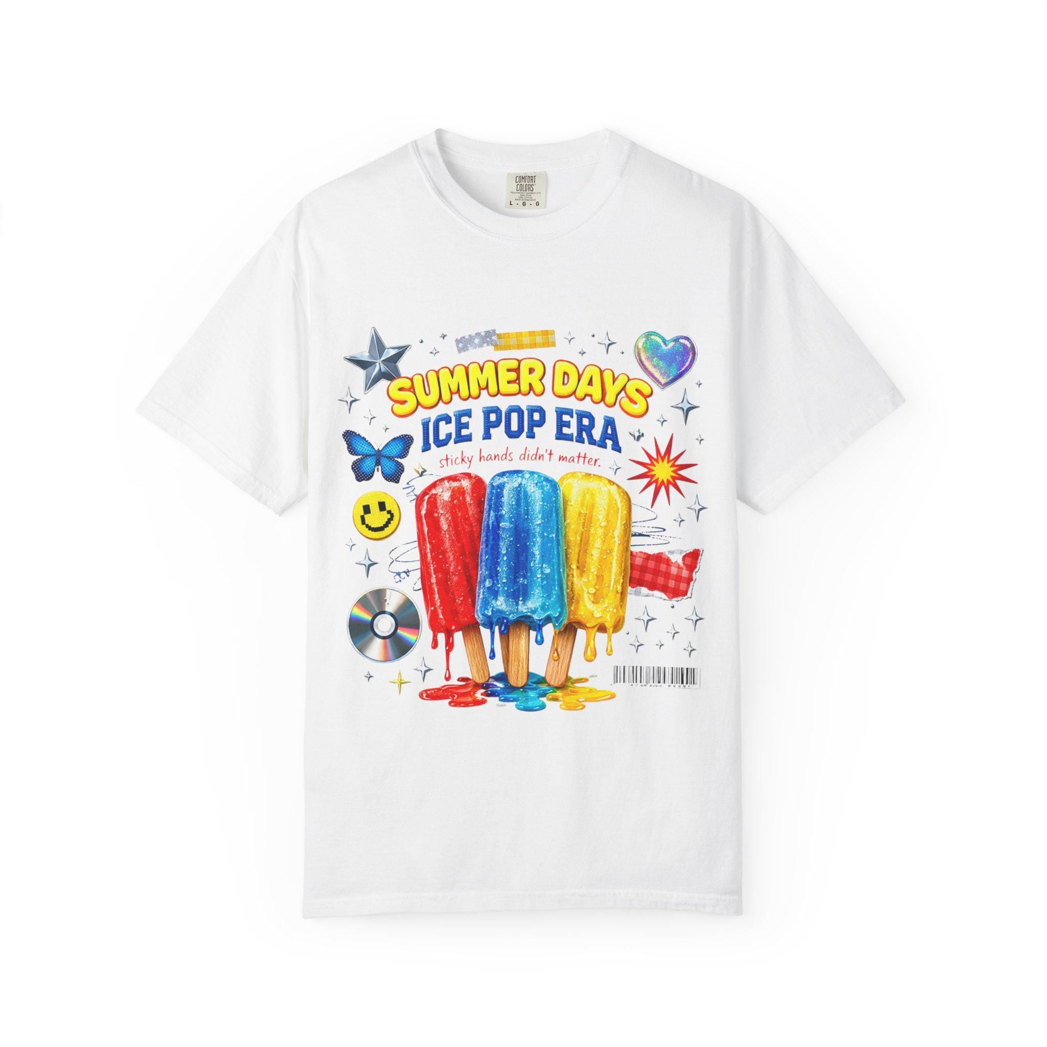 Summer Days Ice Pop Graphic T-Shirt | Popsicle Retro Pop Art