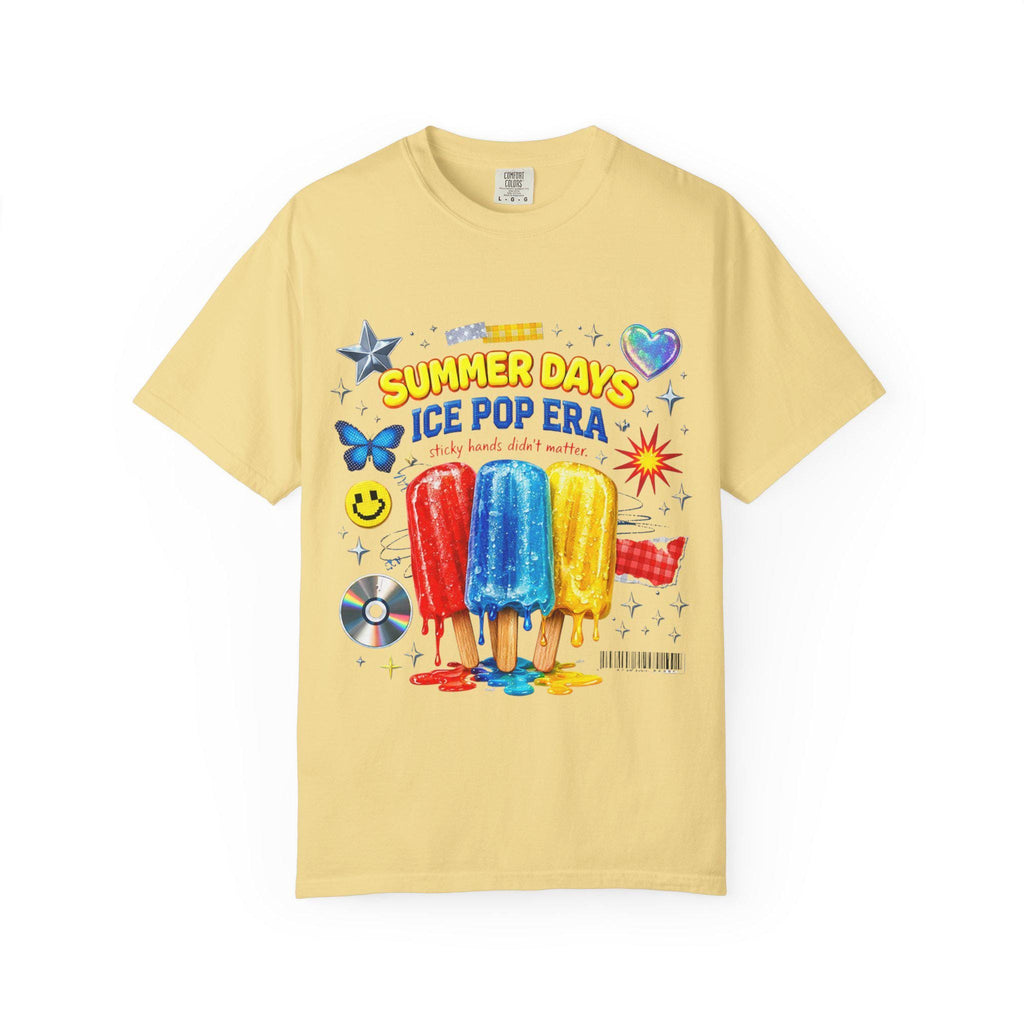 Summer Days Ice Pop Graphic T-Shirt | Popsicle Retro Pop Art