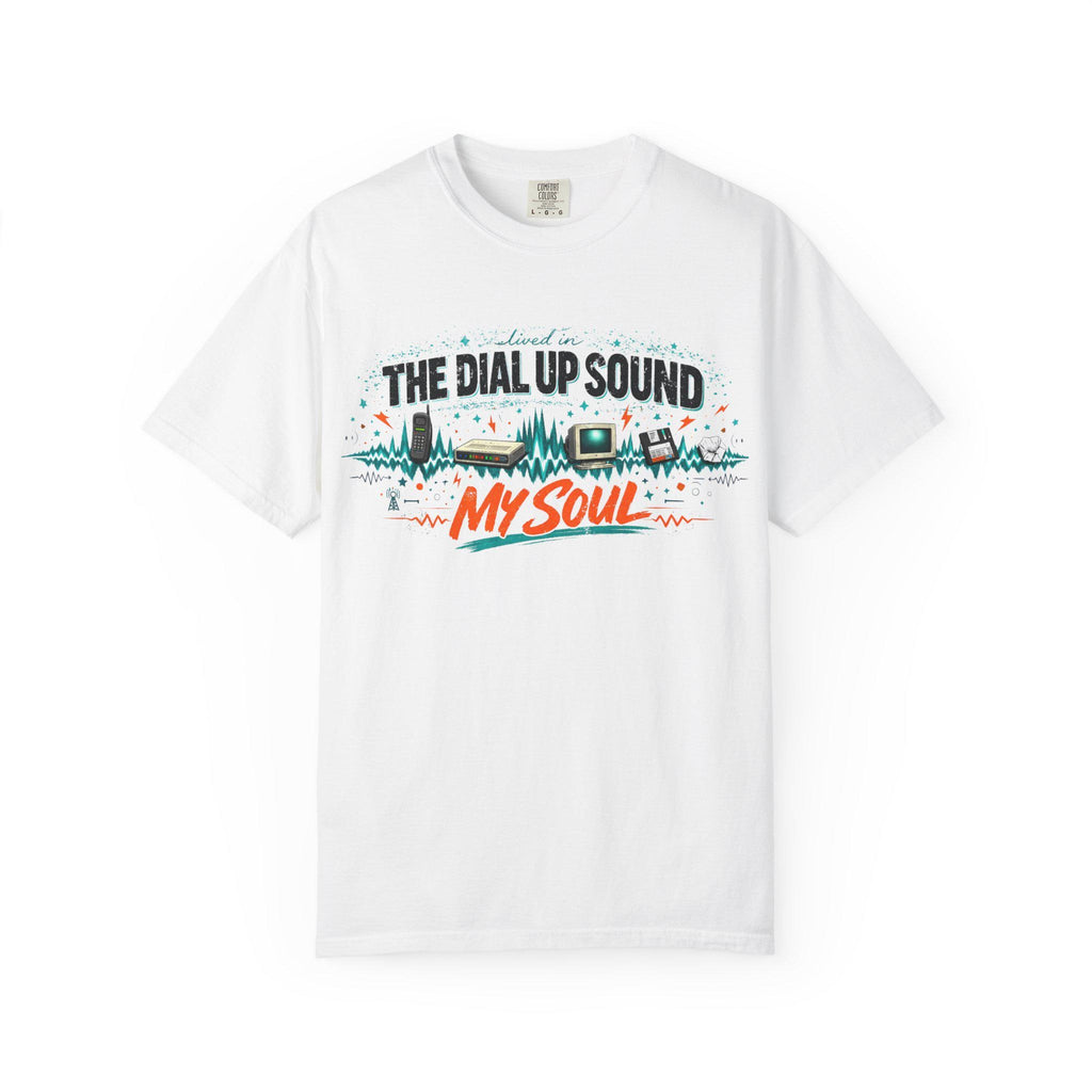 The Dial Up Sound My Soul T-Shirt | Retro Audio Wave Graphic