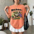 Witch Mortar Pestle T-Shirt | Botanical Witchy Graphic Tee | Pagan Herbalist Occult Fashion Gift
