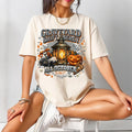 Graveyard Shift Energy Halloween T-Shirt, Spooky Pumpkin Lantern Gothic Tee