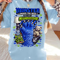 Monster Under Bed Graphic Tee | Garment-Dyed Relaxed Fit Unisex Shirt