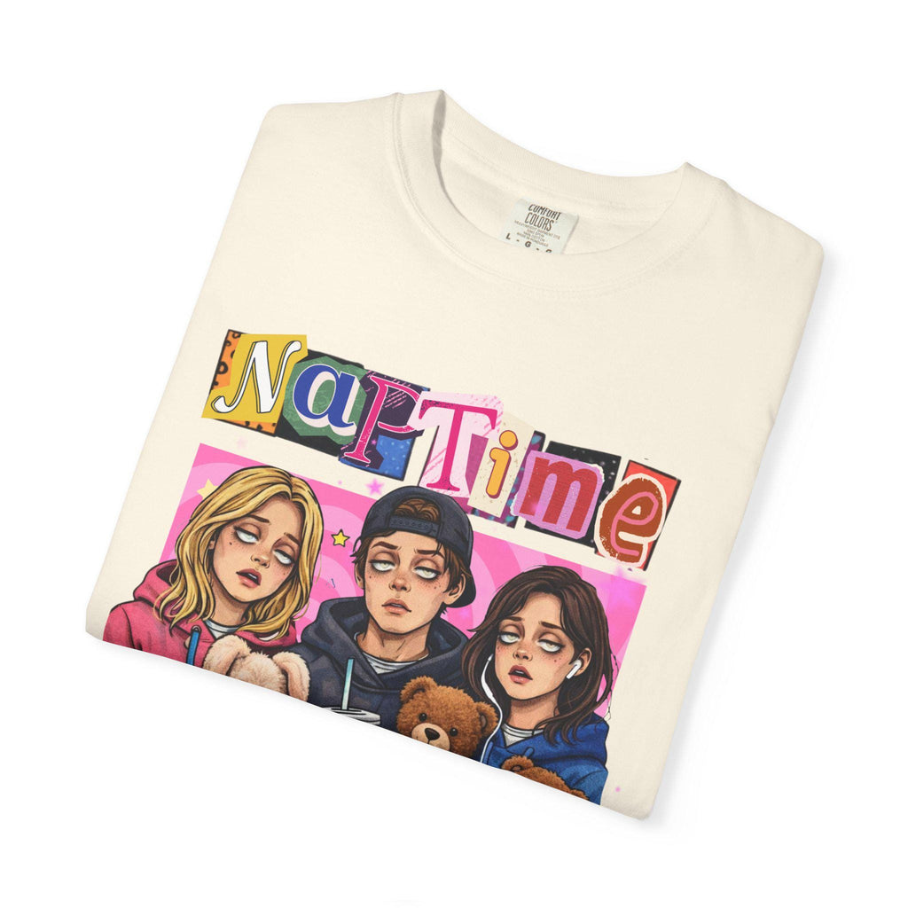 Naptime Is Mandatory T-shirt | Cozy Teddy Trio Illustration