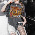 Bamboo Earrings Retro Graphic T-Shirt | Vintage Tattoo Style Hoop Design Tee Unisex Streetwear