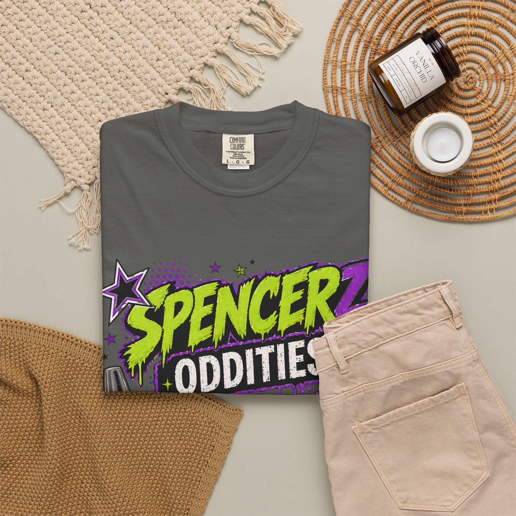 Spencerz Oddities Shirt, Y2K Alt Graphic Tee, Weirdcore Aesthetic Shirt, Mall Goth Shirt, Retro Alien Tee, 2000s Nostalgia Shirt