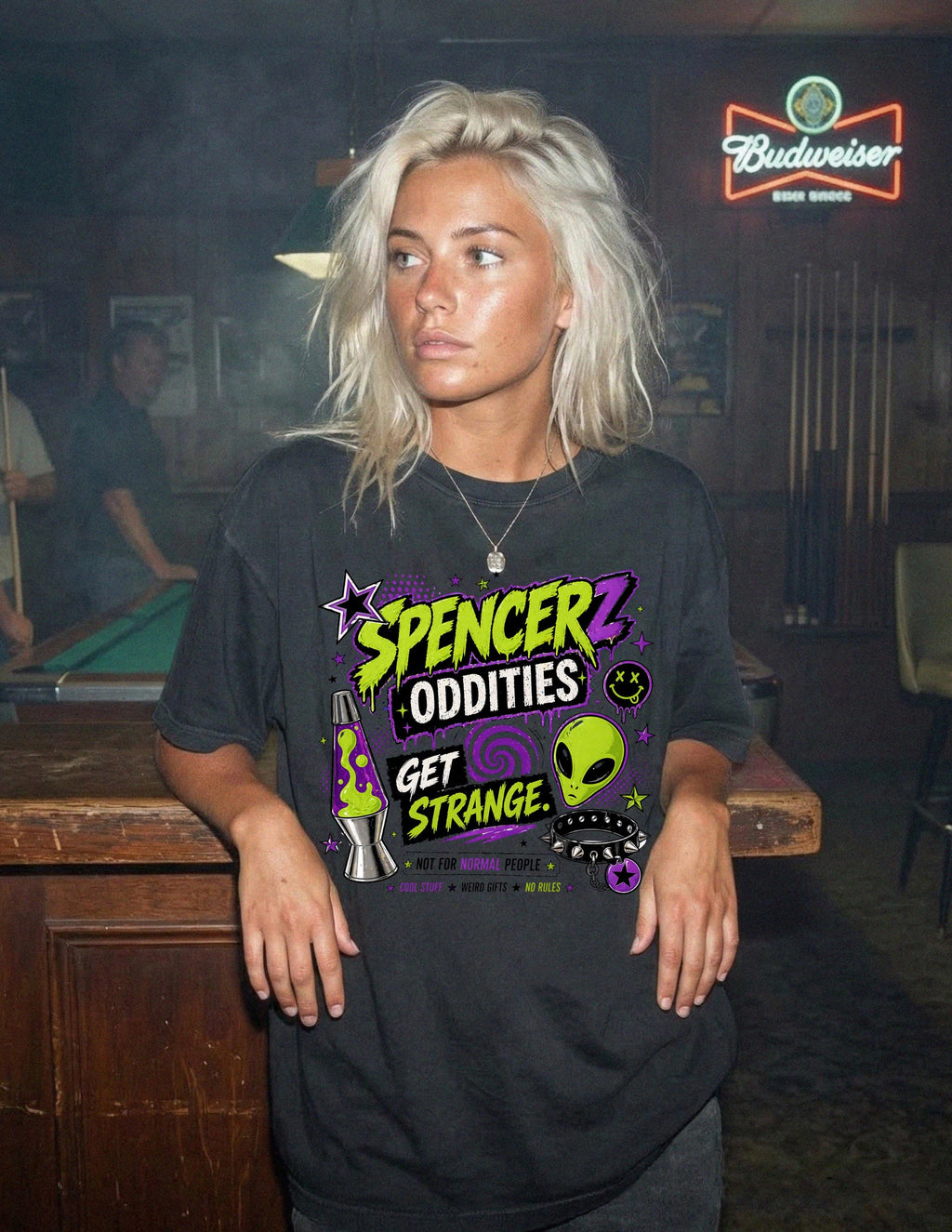 Spencerz Oddities Shirt, Y2K Alt Graphic Tee, Weirdcore Aesthetic Shirt, Mall Goth Shirt, Retro Alien Tee, 2000s Nostalgia Shirt