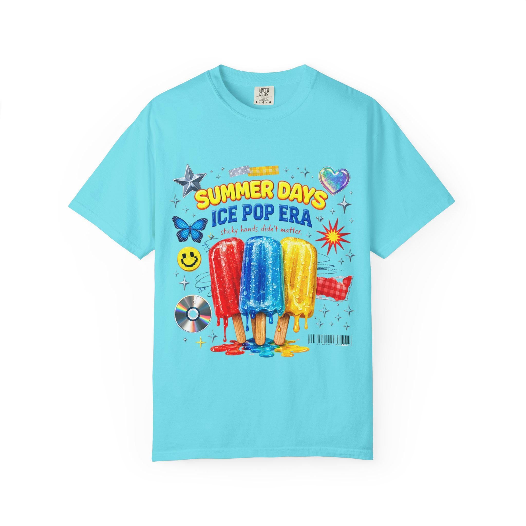 Summer Days Ice Pop Graphic T-Shirt | Popsicle Retro Pop Art