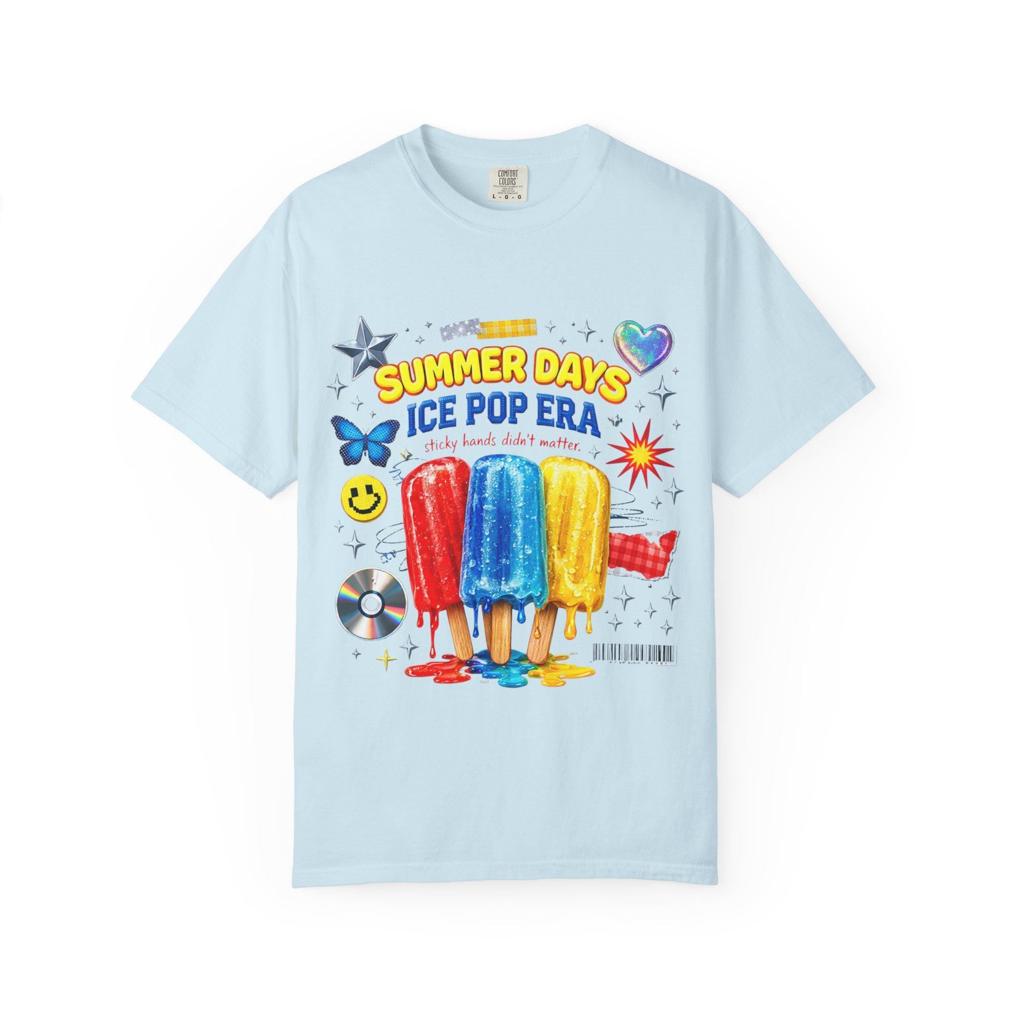 Summer Days Ice Pop Graphic T-Shirt | Popsicle Retro Pop Art