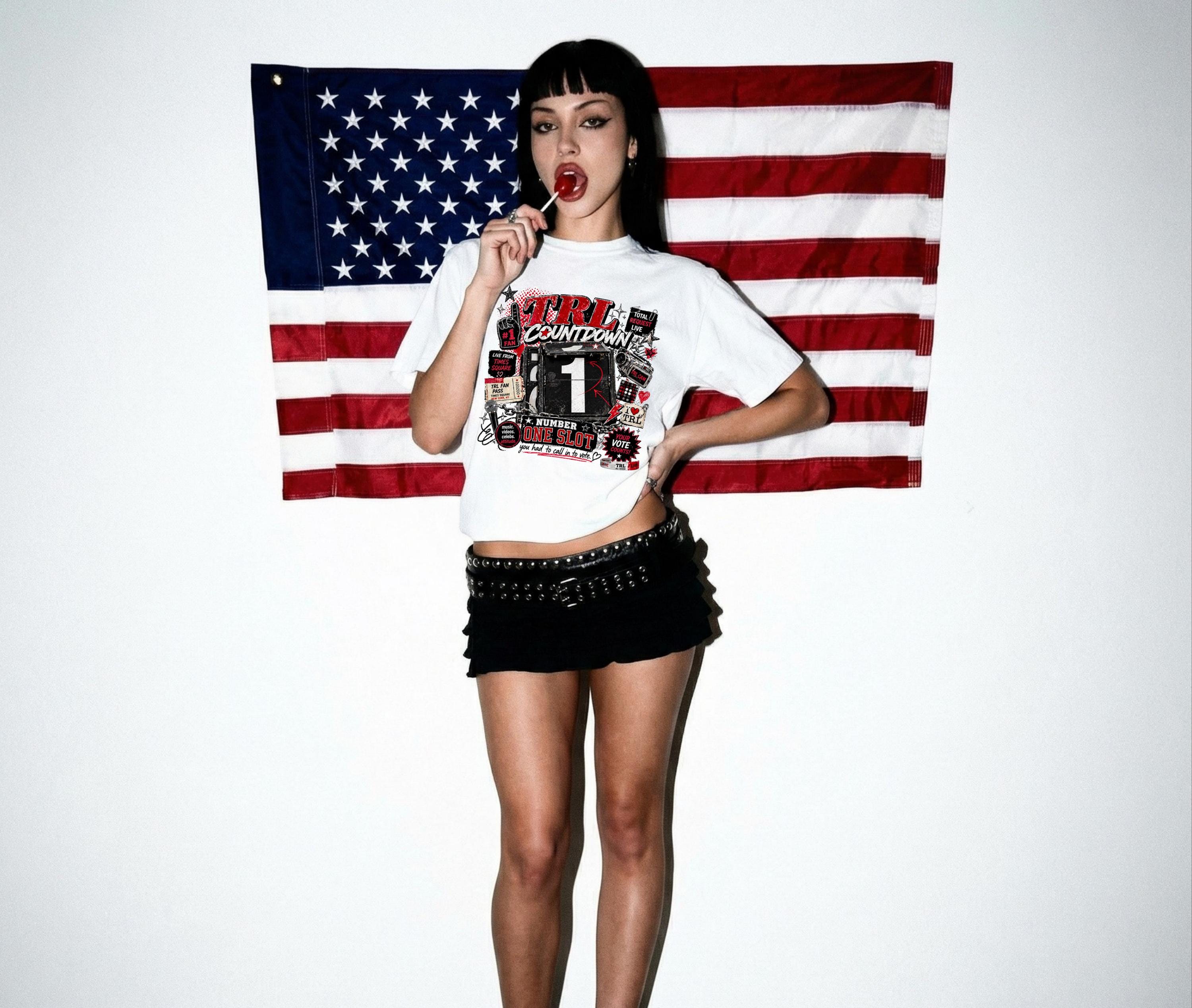 TotalL Countdown Graphic Tee, Y2K Pop Culture Nostalgia Shirt