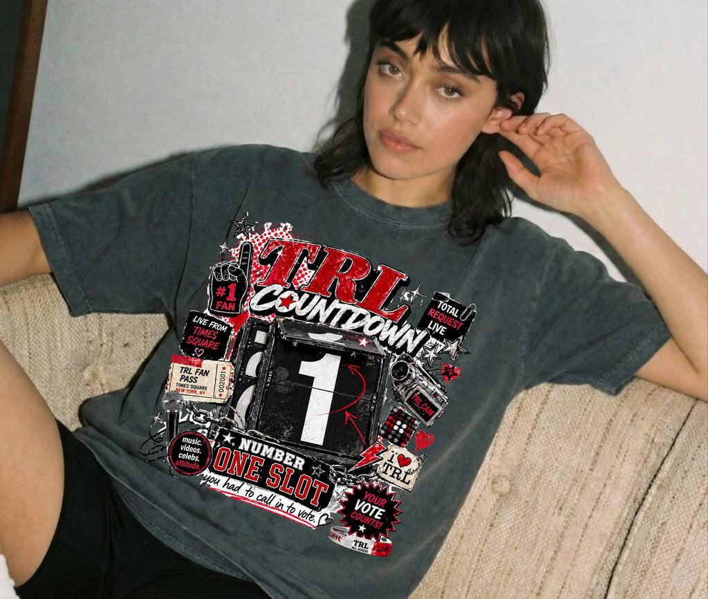 TotalL Countdown Graphic Tee, Y2K Pop Culture Nostalgia Shirt