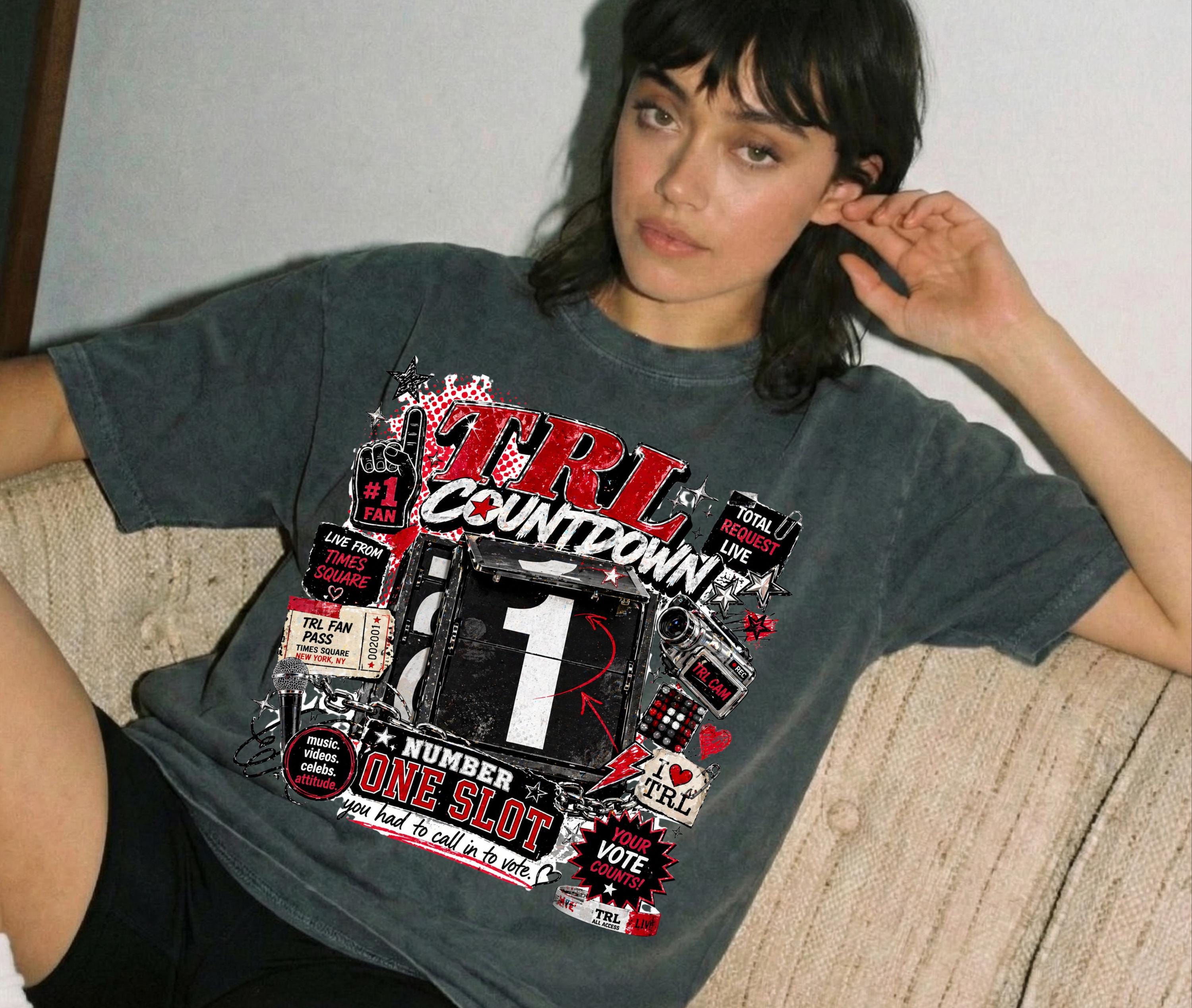 TotalL Countdown Graphic Tee, Y2K Pop Culture Nostalgia Shirt