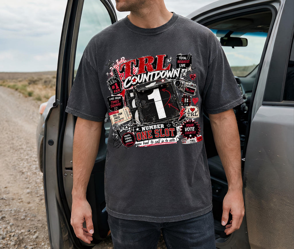TotalL Countdown Graphic Tee, Y2K Pop Culture Nostalgia Shirt
