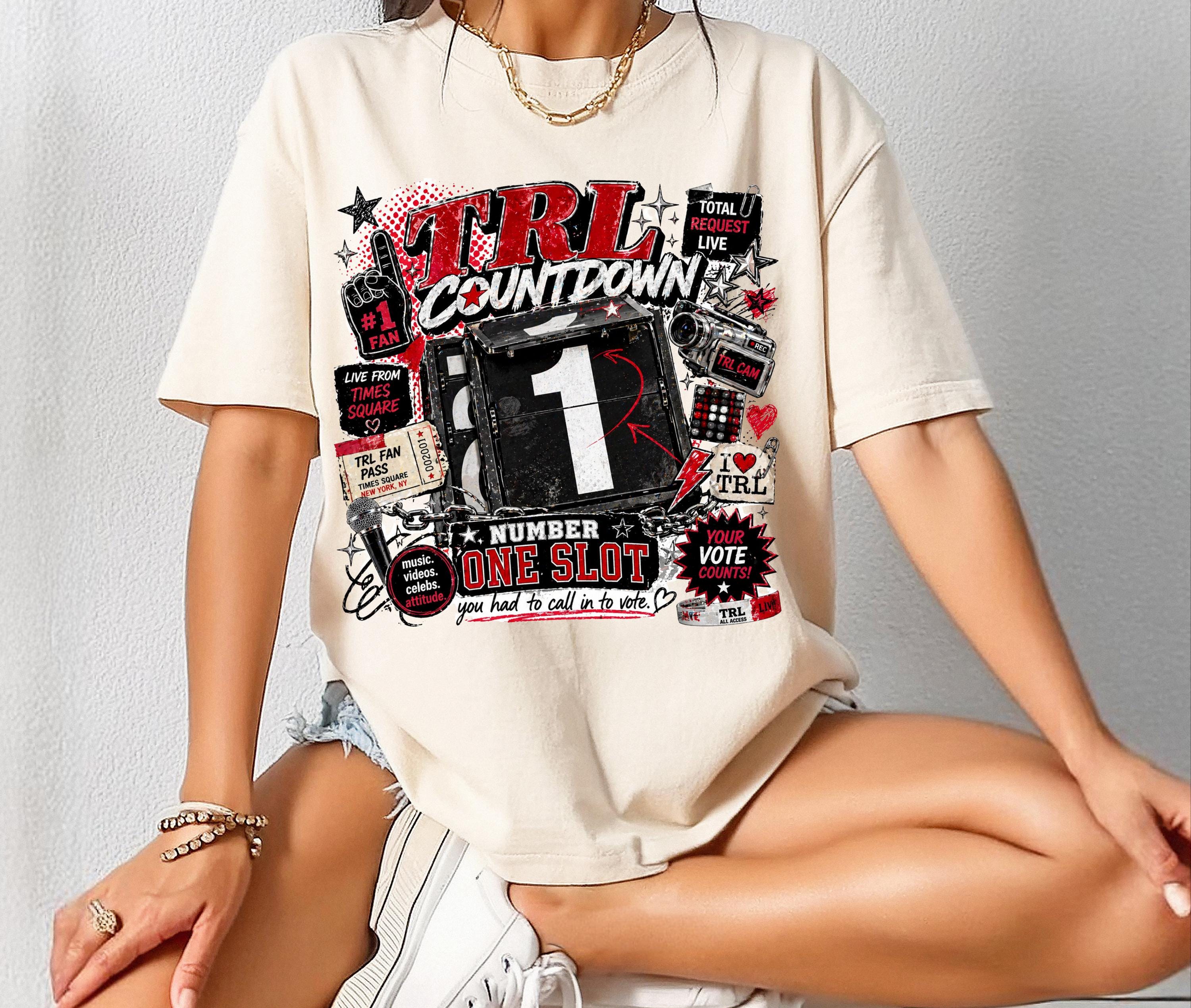 TotalL Countdown Graphic Tee, Y2K Pop Culture Nostalgia Shirt