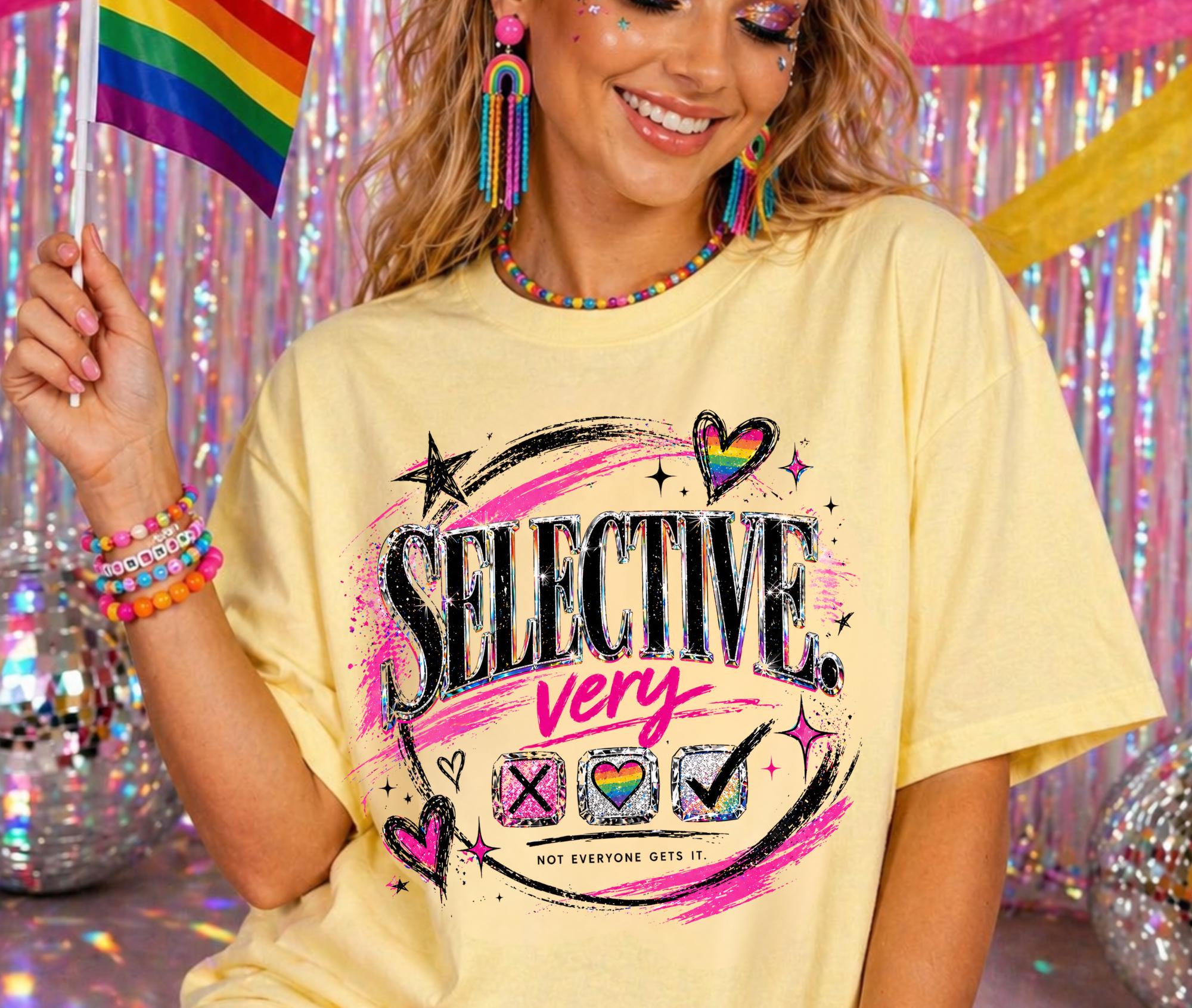 Y2K Rainbow Pride Graphic Tee Sassy Statement Festival Top Vintage LGBT Shirt