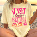 sunset looks better on me