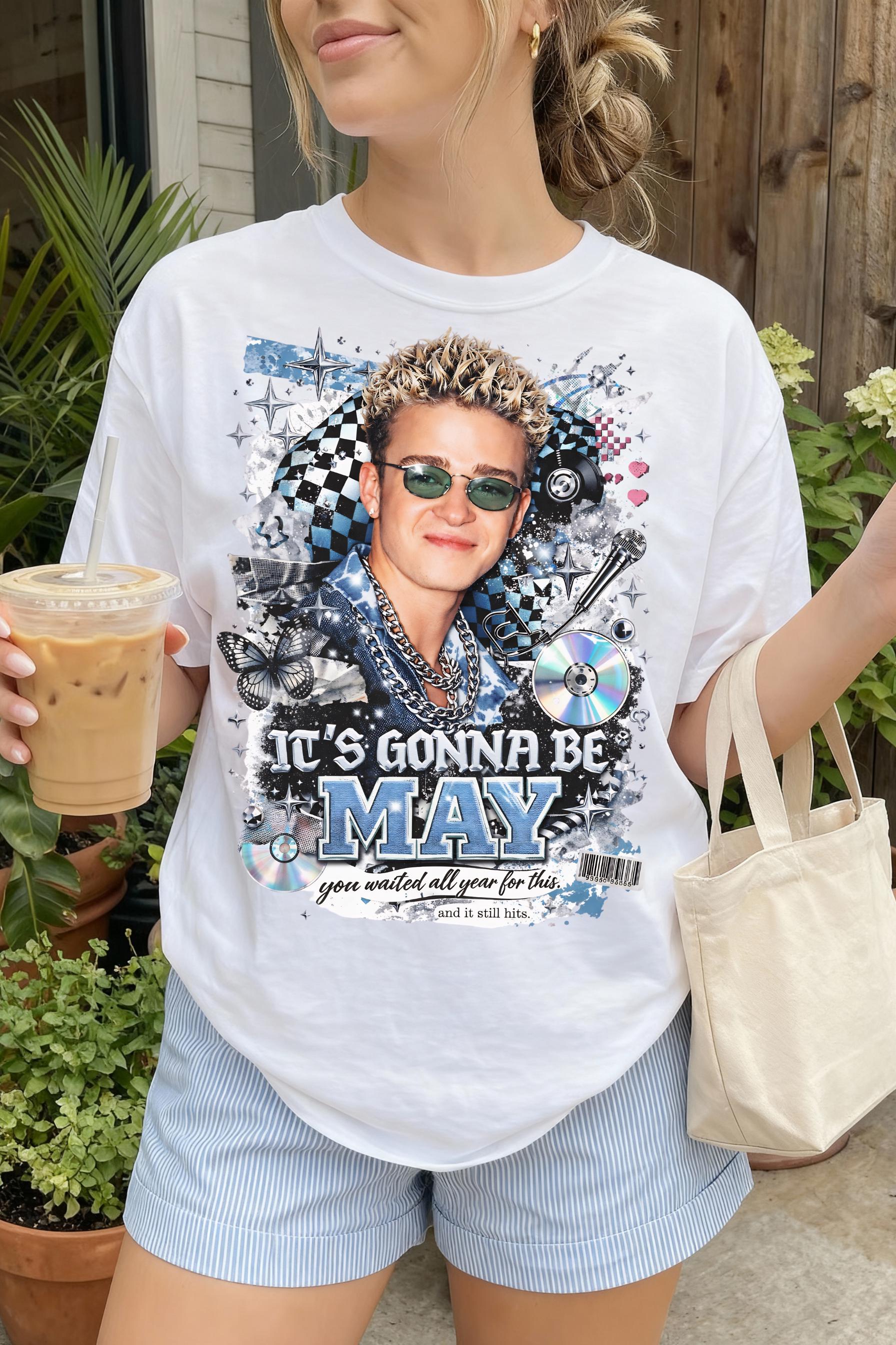 It's Gonna Be May Graphic Tee: 90s Pop Culture Band T-Shirt