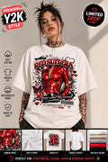 Red Suit Era Shirt, Y2K Aesthetic Tee, Baddie Graphic Tee, Viral Outfit Shirt, 2000s Fashion Top, Trendy Streetwear Tee
