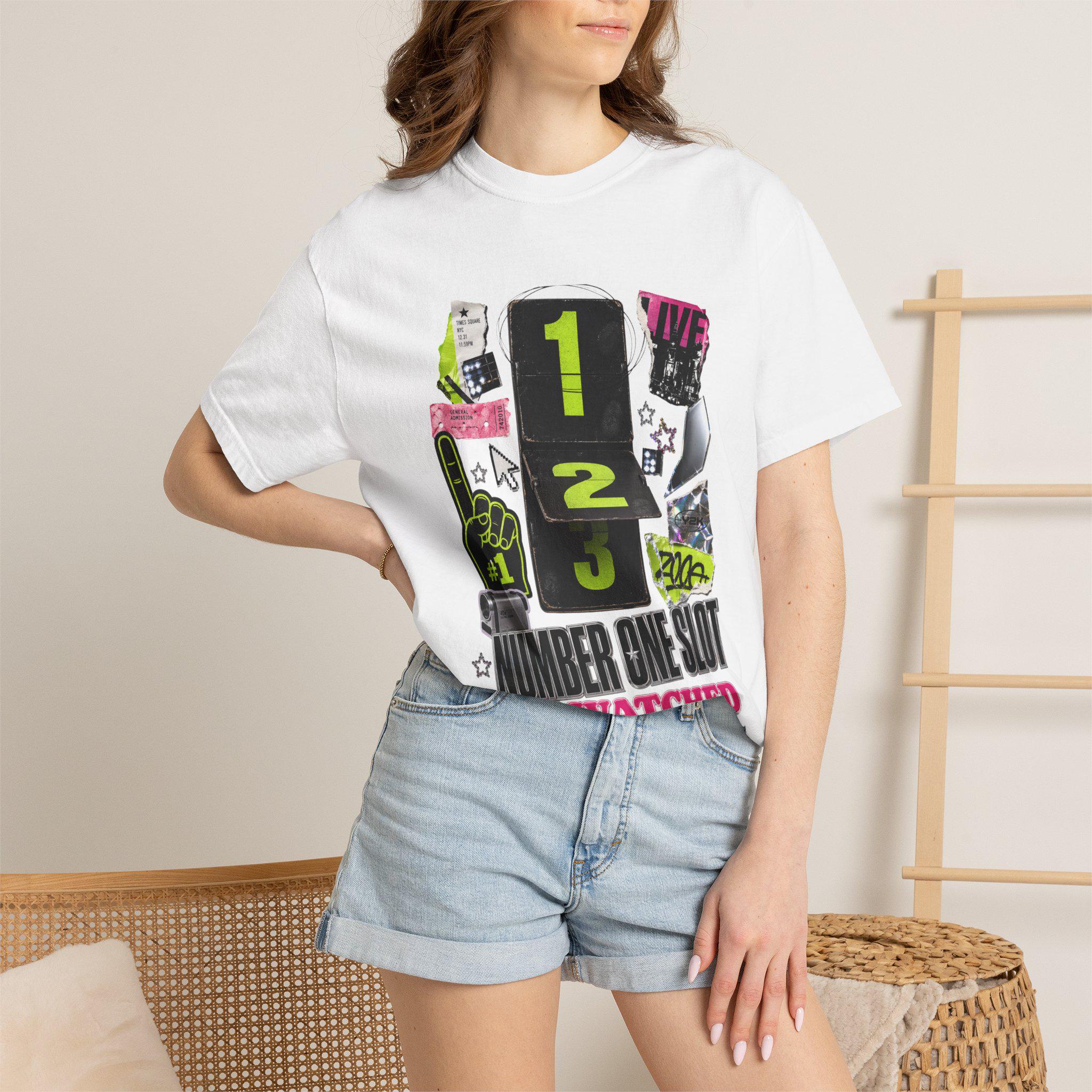 Number One Slot Shirt, Y2K Graphic Tee, 2000s Pop Culture Shirt, Trendy Streetwear Top, Retro MTV Style Shirt, Viral Outfit Tee
