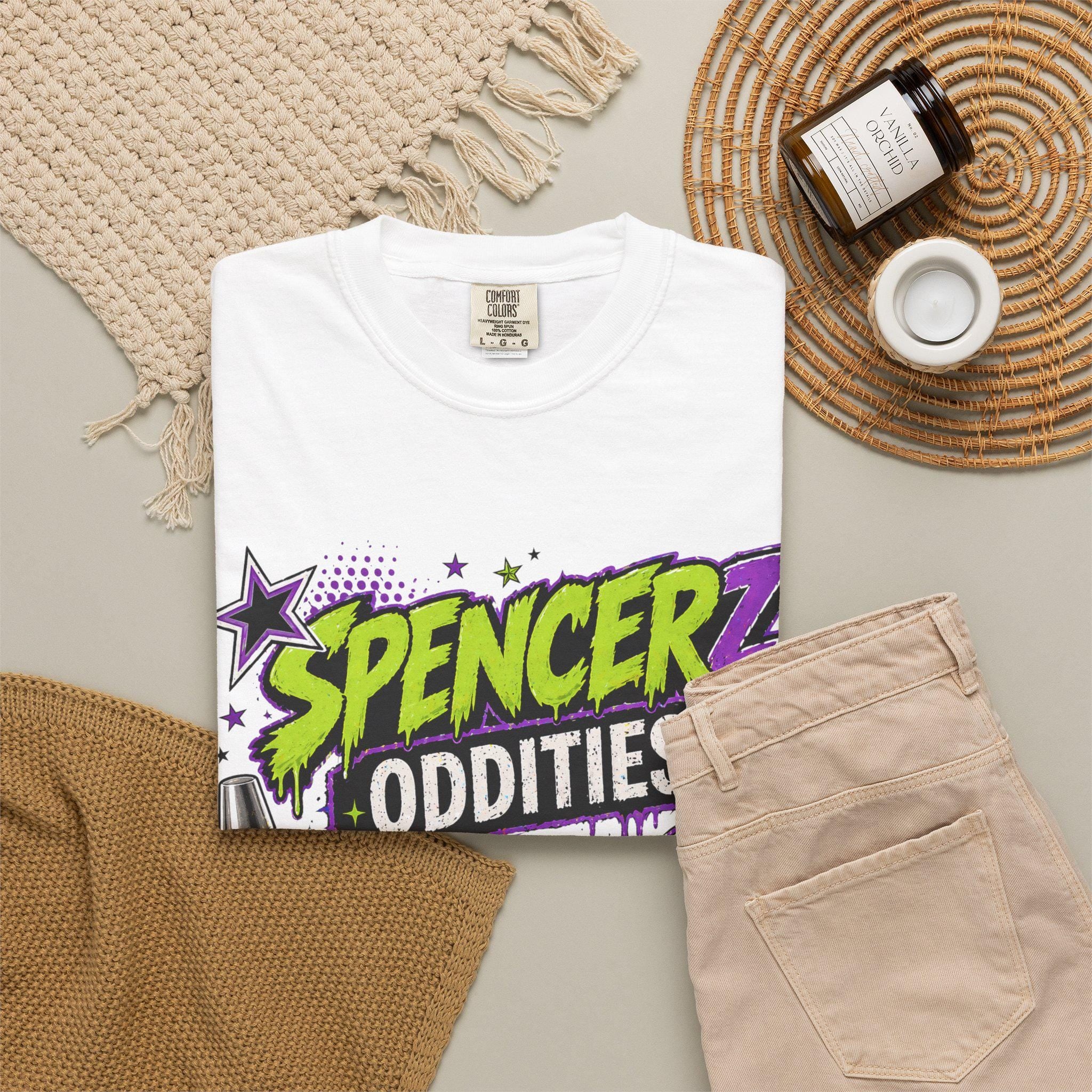 Spencerz Oddities Shirt, Y2K Alt Graphic Tee, Weirdcore Aesthetic Shirt, Mall Goth Shirt, Retro Alien Tee, 2000s Nostalgia Shirt