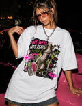We Were Not Ready Y2K Pop Icon Graphic Tee, 2000s Nostalgia Collage Shirt