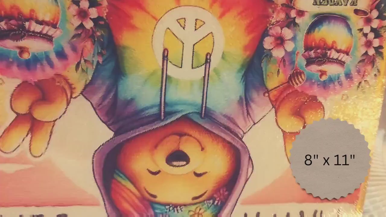 Parody Personalized Winnie the Pooh Glass Cutting Board: Disney Kitchen Decor, Custom Cheese Platter Gift