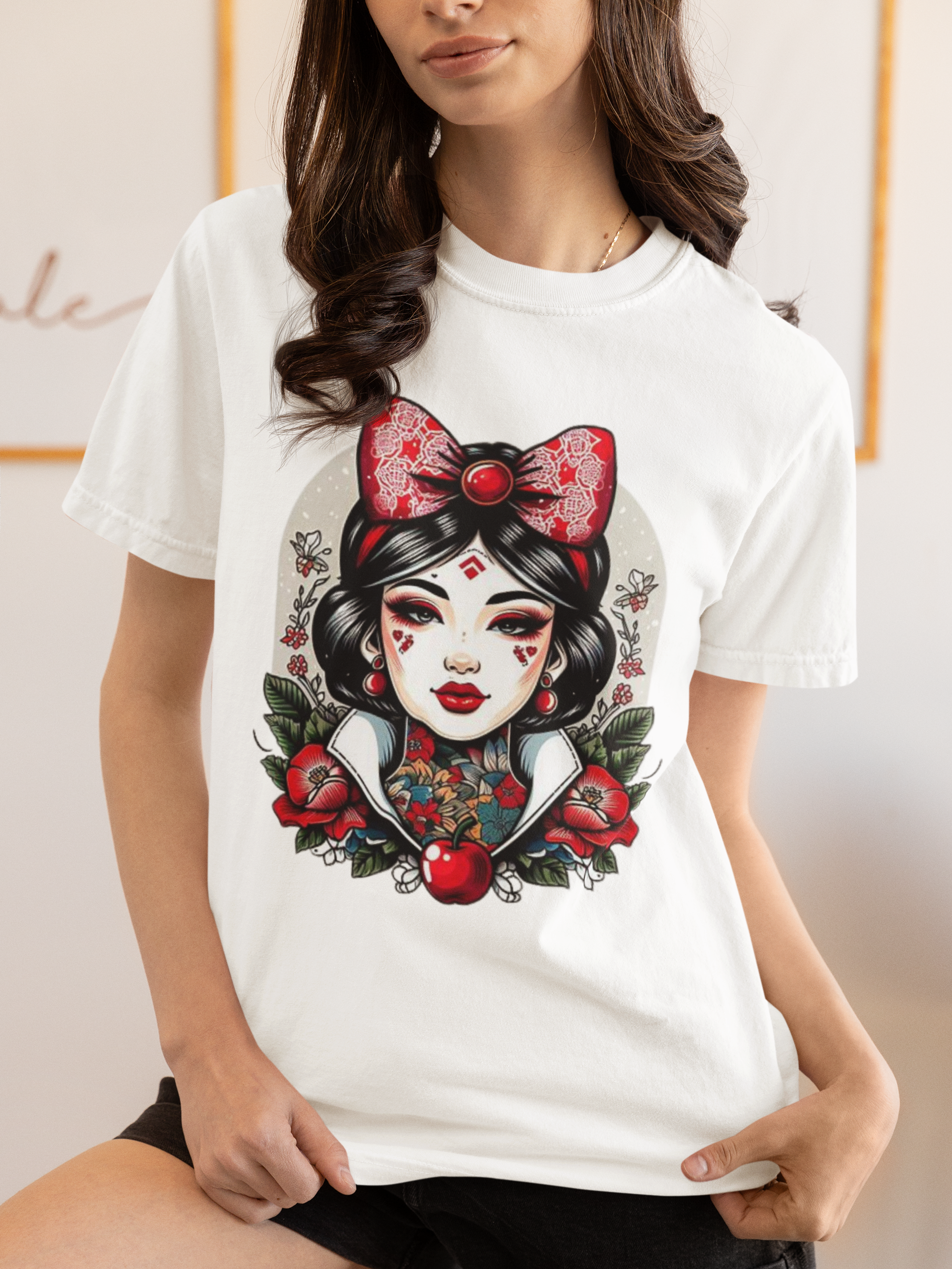 Vintage-Inspired princess Graphic Tee, Retro Fairy Tale Shirt, Gothic Style Unisex T-Shirt, Gift for  Fans, Casual Everyday Wear